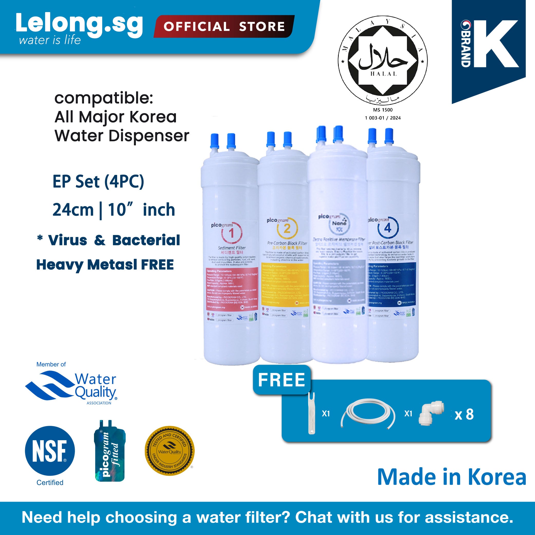 Nano Technology, Electro Positive Membrane, RH 850, HYDFLUX 850, WATER DISPENSER, 24cm, Korea Filters Water Purifier, Coway, Cuckoo, Aox Tong Yang Magic Water Filtration System Water Purification Filter Korea Filters Korea Water Filter