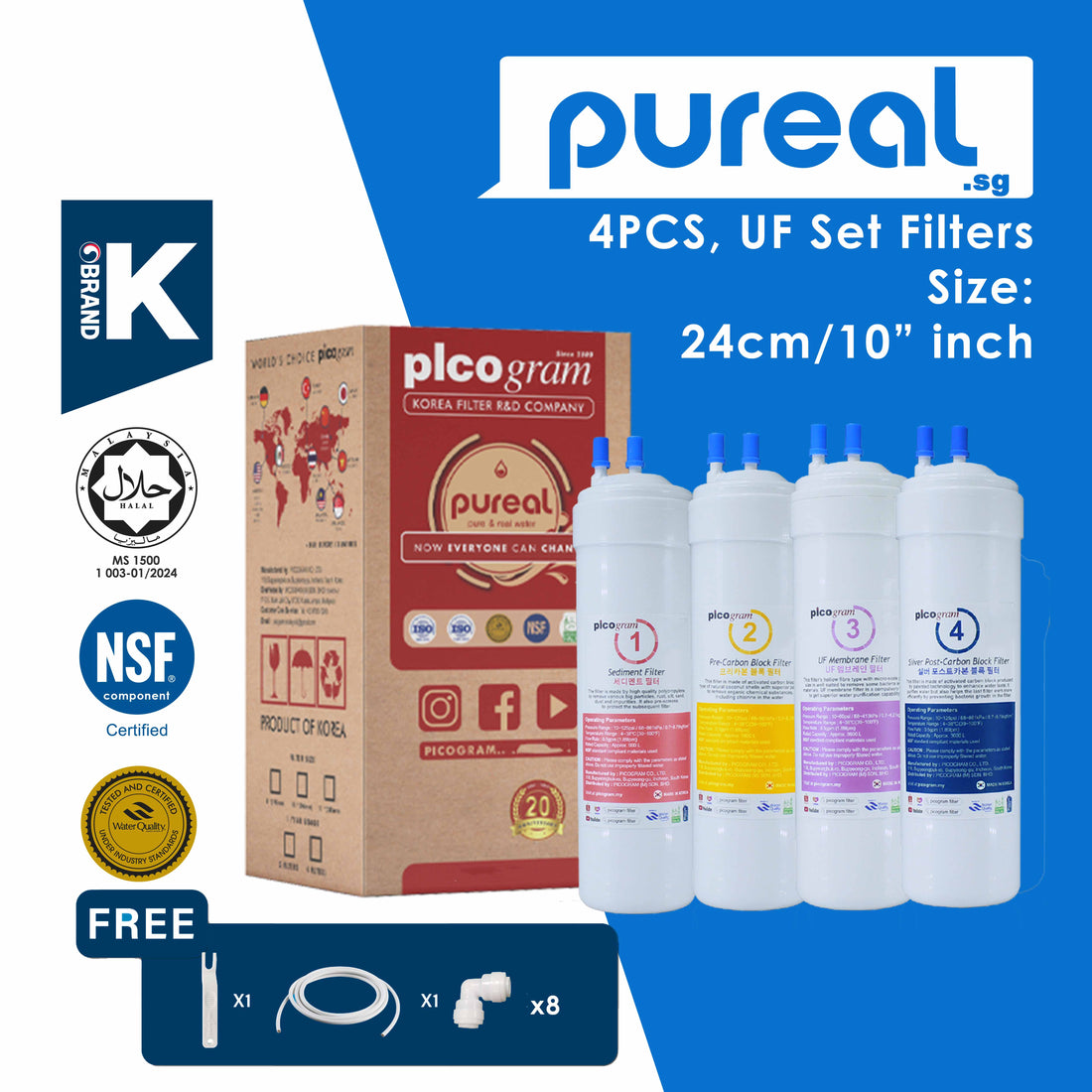 Ultra Fine Filtration Replacement Cartridge - U type