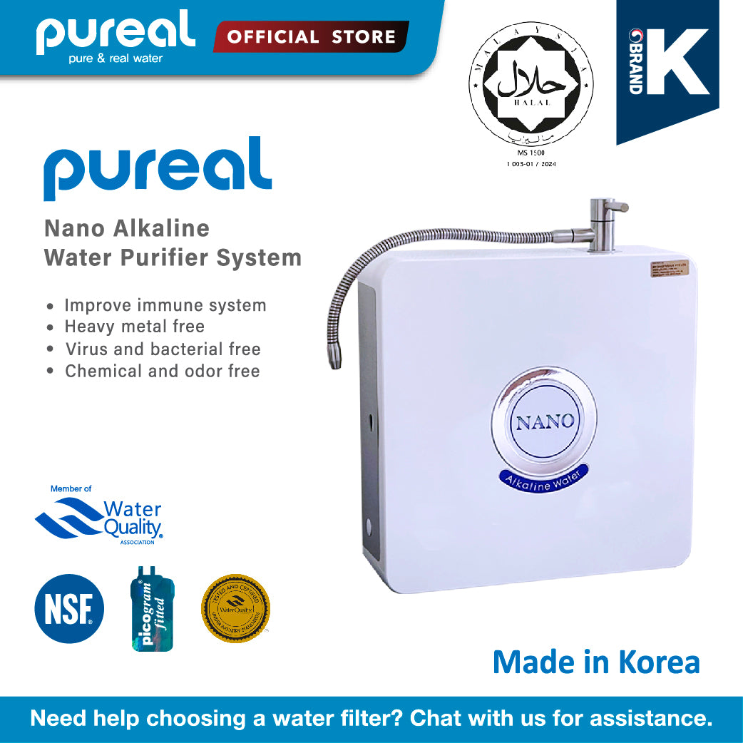 Nano Alkaline Water Purifier System *Jakim Halal Certified