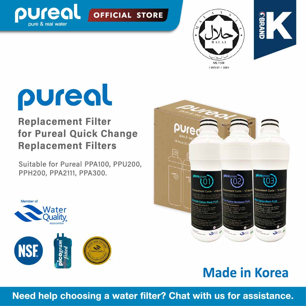 Pureal Premium Twist Quick Change Replacement Filters