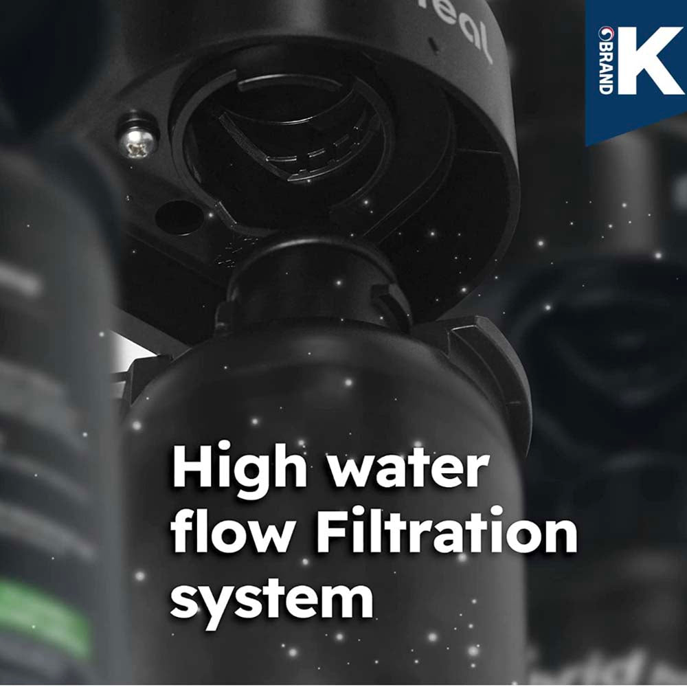 Pureal Hybrid Home PPU1000K Under Sink Water Filter System, 10K Gallons, NSF/ANSI 42&amp;372, Mineral Sediment Carbon Block KDF Polyphosphate Filter for Scale &amp; Lead &amp; Chlorine