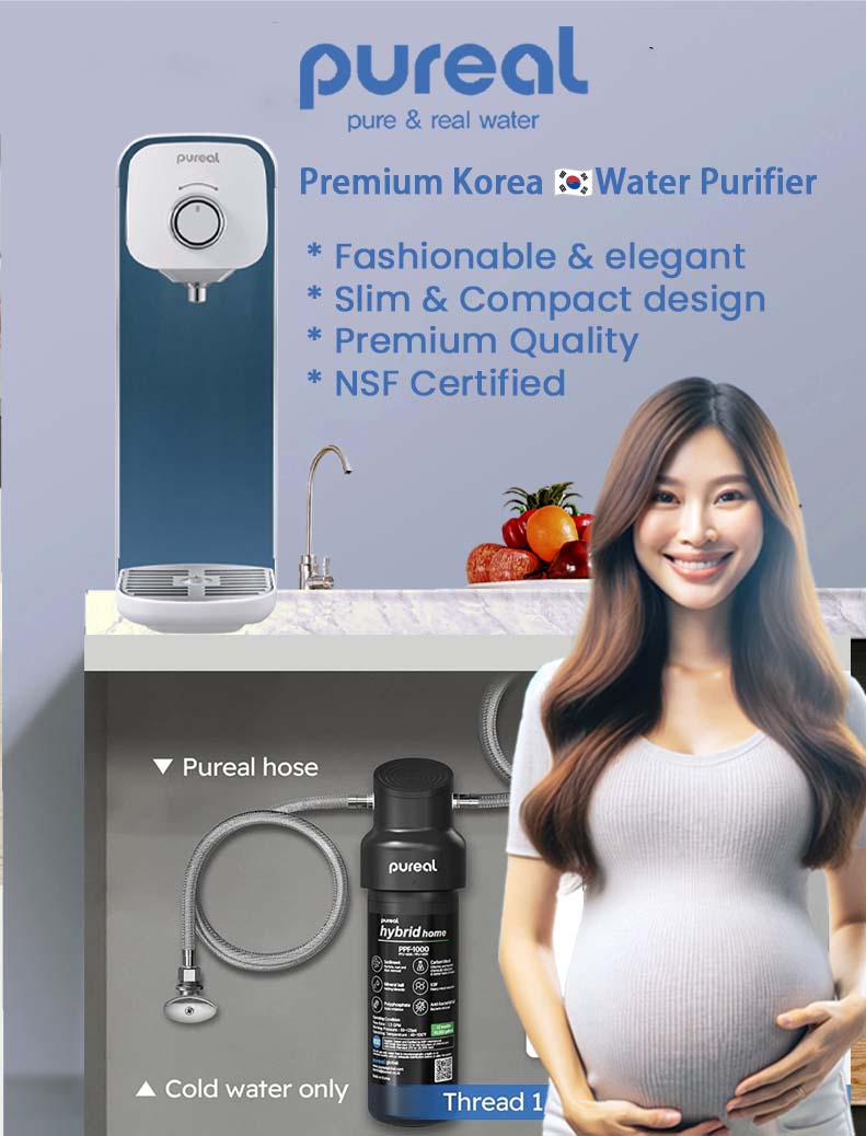 PREMIUM KOREA PUREAL&quot;Modern &amp; Slim&quot; TANKLESS WATER PURIFIER (FREE PREMIUM UNDERSINK WATER PURIFIER WITH INSTALLATION!)
