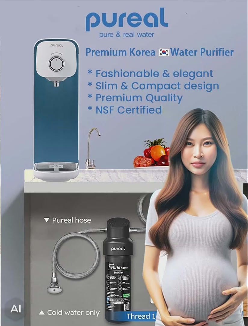 PREMIUM KOREA PUREAL&quot;Modern &amp; Slim&quot; TANKLESS WATER PURIFIER (FREE PREMIUM UNDERSINK WATER PURIFIER WITH INSTALLATION!)
